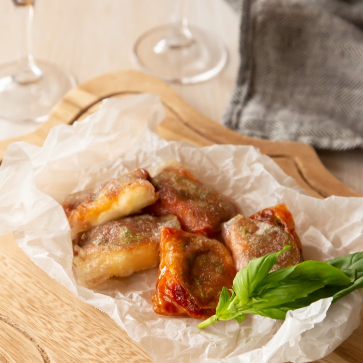 フライパンで簡単 ひとくち揚げピザ ビーフンのケンミン食品