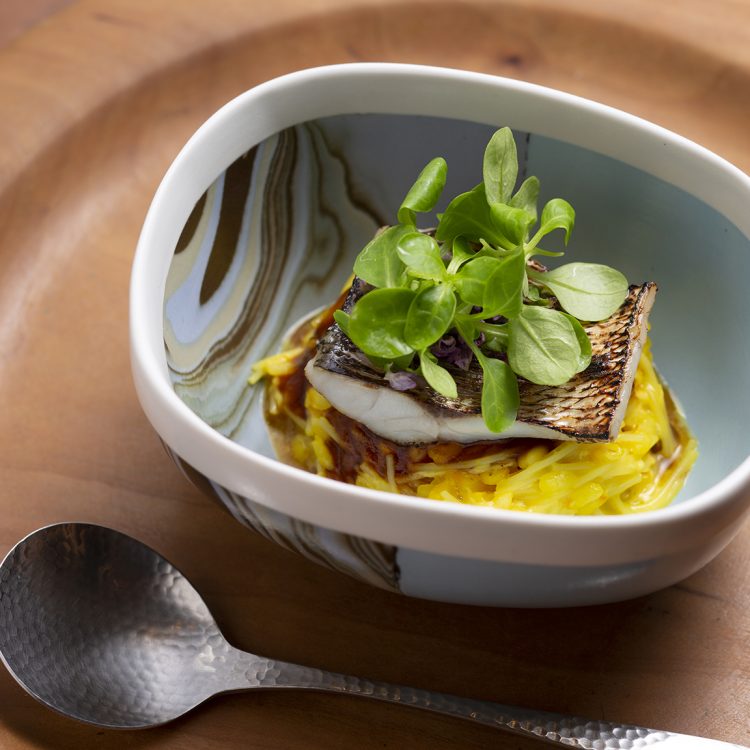 ビーフンのリゾット 焼きカマス添え ビーフンのケンミン食品